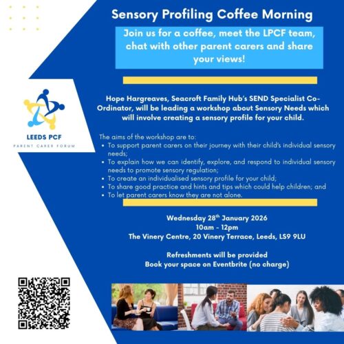 Sensory Needs Workshop and Coffee Morning