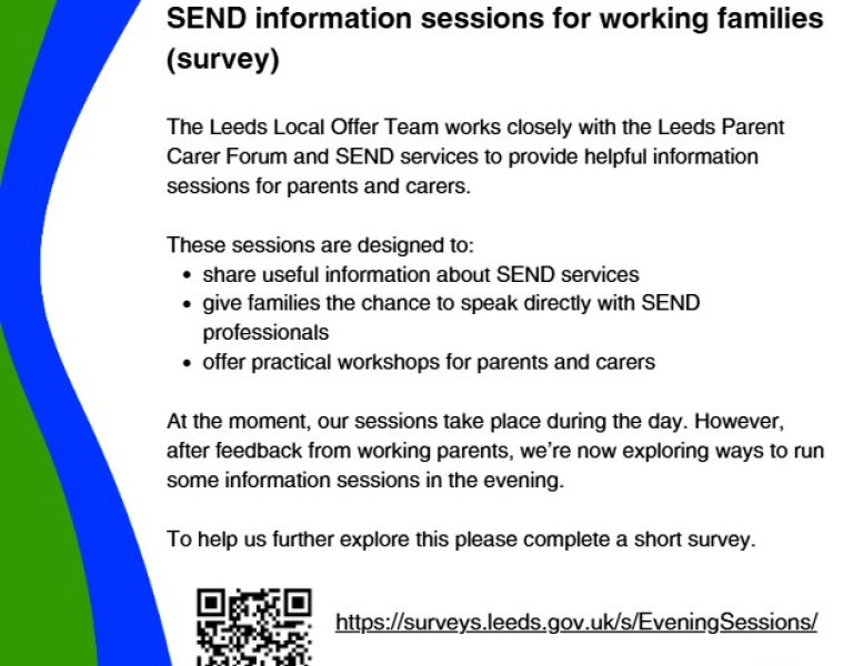 SEND Information Session for Working Families